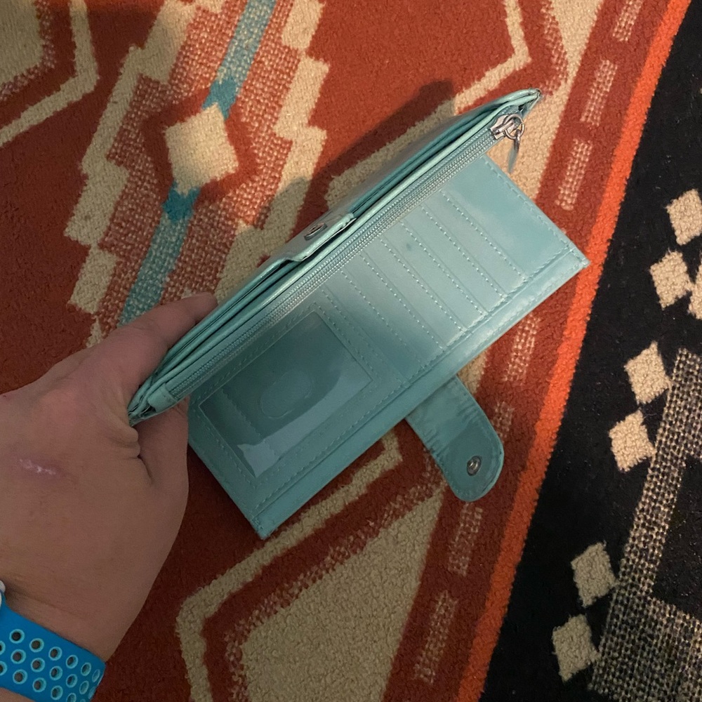 Turquoise Leather l Wallet
